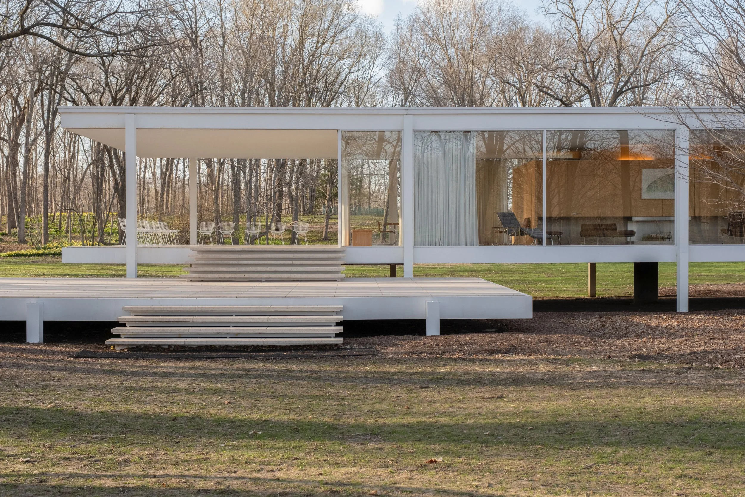 The Edith Farnsworth House, Ludwig Mies van der Rohe, 1945-51